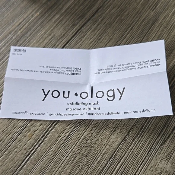 Younique NIB You·ology Exfoliating Mask 1.7 Oz Jar - Picture 7 of 10
